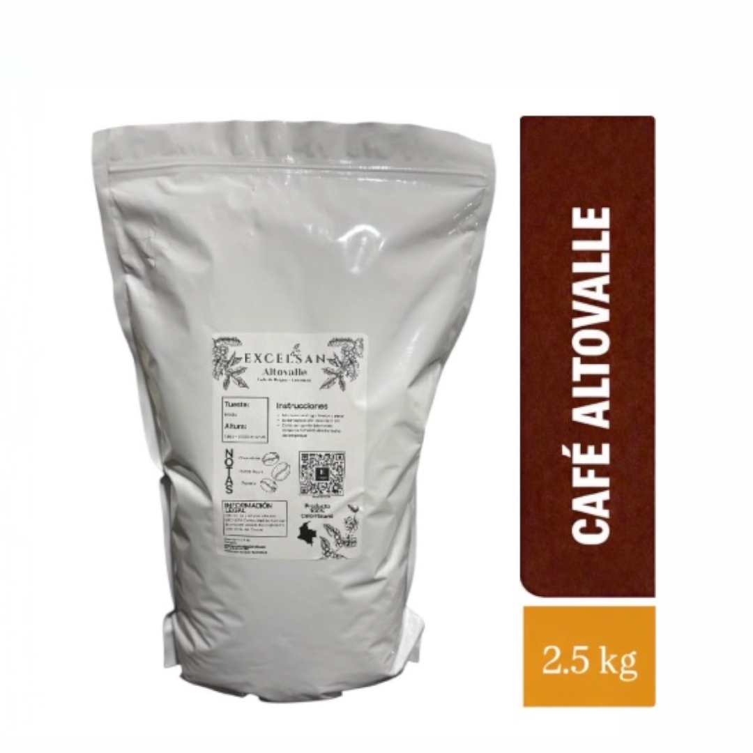 Café Especialidad Altovalle 2,5 kg | En grano | Excelsan